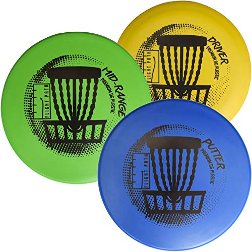 Disc Golf Beginner Disc Bundle - Driver, Midrange, Putter