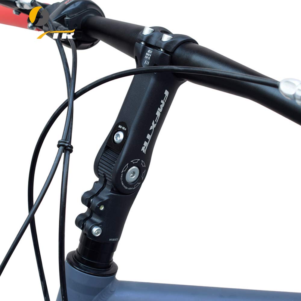 Fomtor 25.4Mm Adjustable Stem 0~90 Degree 90Mm Mtb Adjustable Bike Stem For 25.4Mm(1) Handlebars, Suitable For Most Of Mountain