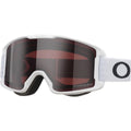 Oakley Line Miner Prizm Goggles - Kids Matte White/Prizm Garnet, S