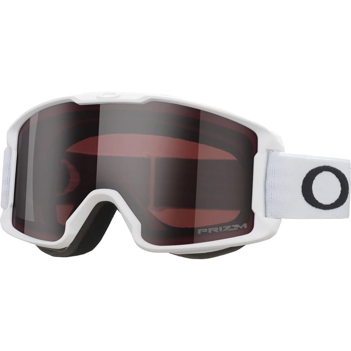 Oakley Line Miner Prizm Goggles - Kids Matte White/Prizm Garnet, S
