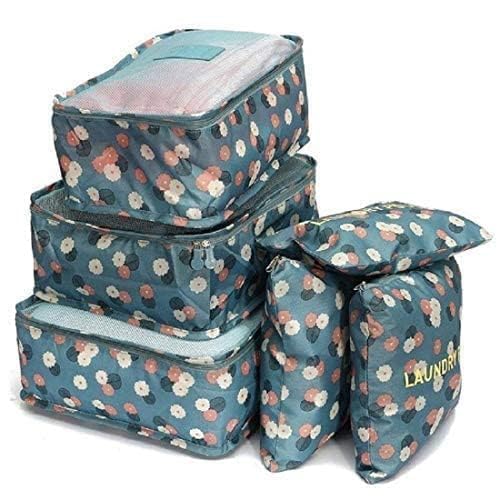 Softsold Enterprise 6 In 1 Travel Laundry Pouch Cosmetics Makeup Bags Organizer Waterproof Suitcase Men And Women, Luggage Laund