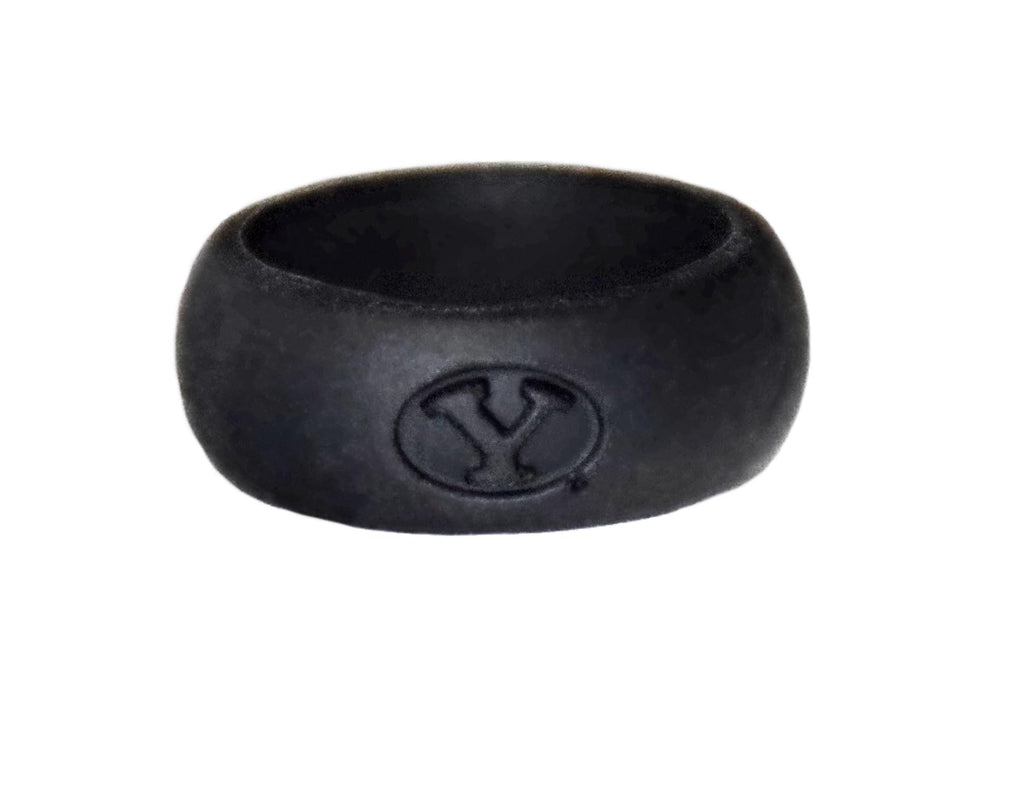 Fan Frenzy Byu Cougars Silicone Ring (Medium (Size 8))