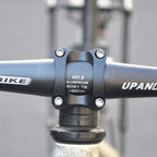 Upanbike Bike Stem 25.4Mm 28.6Mm Aluminum Alloy Short Stem For Mountain Bike Road Bicycle Mtb Bmx(Black)
