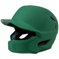 Champro HXE Matte Baseball Batting Helmet with Jaw Guard, Large, Forest Green