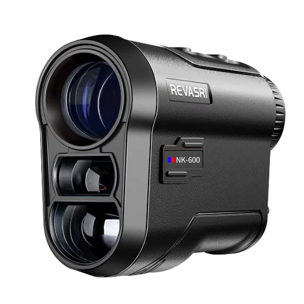 REVASRI Golf/Hunting Rangefinder with Slope, Pin Lock Vibration and Slope Switch, 650 Yards Vertical Horizontal Distance and Sca
