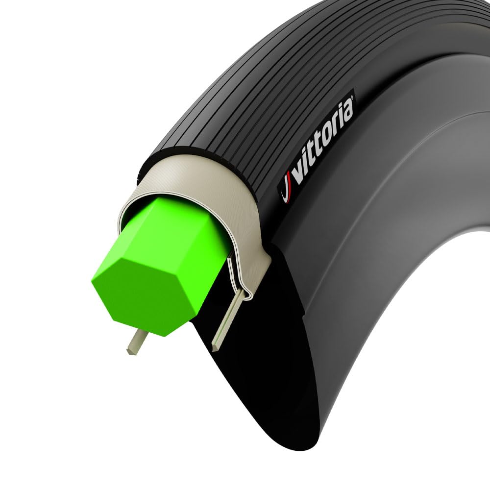 Vittoria Air-Liner Road M/27.6 x 1.1 inches (700 x 28 mm), Includes Tubeless Multi-Way Valve (1.9 inches (48 mm)