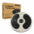De Jure Fitness Tummy Twister & Abs Trimmer | Exercise Roller & Waist Shaper for Men & Women | NonSlip Home Workout Equipment f