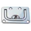 Perko 1220Dp0Chr Chrome-Plated Flush-Mount Lifting Handle - 3'' X 2-1/4''
