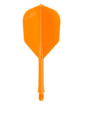 L-style BarFlight 2BA Dart Flight with Integrated Shaft - L3 Shape - 26mm (260) - Neon Orange - 1 Set (3 Flights)