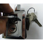 Perko 0921Dp0Chr Flush Lock & Latch With 2 Keys, Chrome