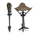 Alps Outdoorz Mesh Wetland Seat - Lightweight Hunting Chair With 360 Swivel, Aluminum Tubing, Adjustable Height, And Removable S