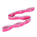 Enakshi Yoga Pull Strap Fitness Stretching Band Resistance Loop Pink White_8 Loops|Sporting Goods | Fitness, Running & Yoga | Fi