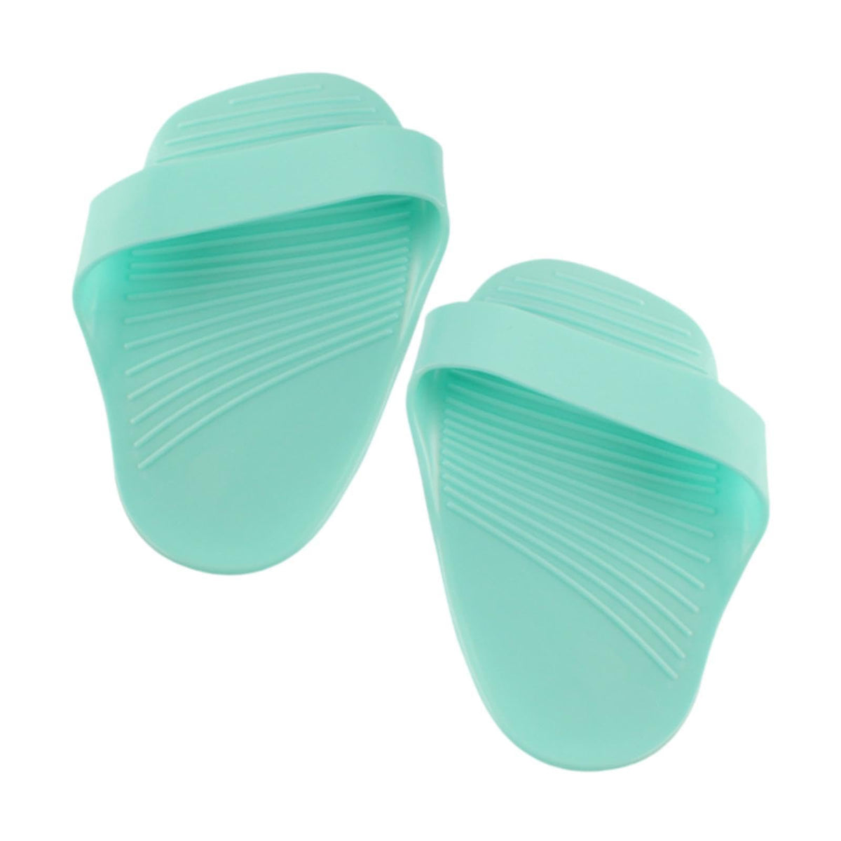 MERISHOPP 2X Dumbbell Rubber Gloves Cover Palm Protector for Fitness Exercise Home Gym Light Blue| Sports Equipment | Outdoor Sp