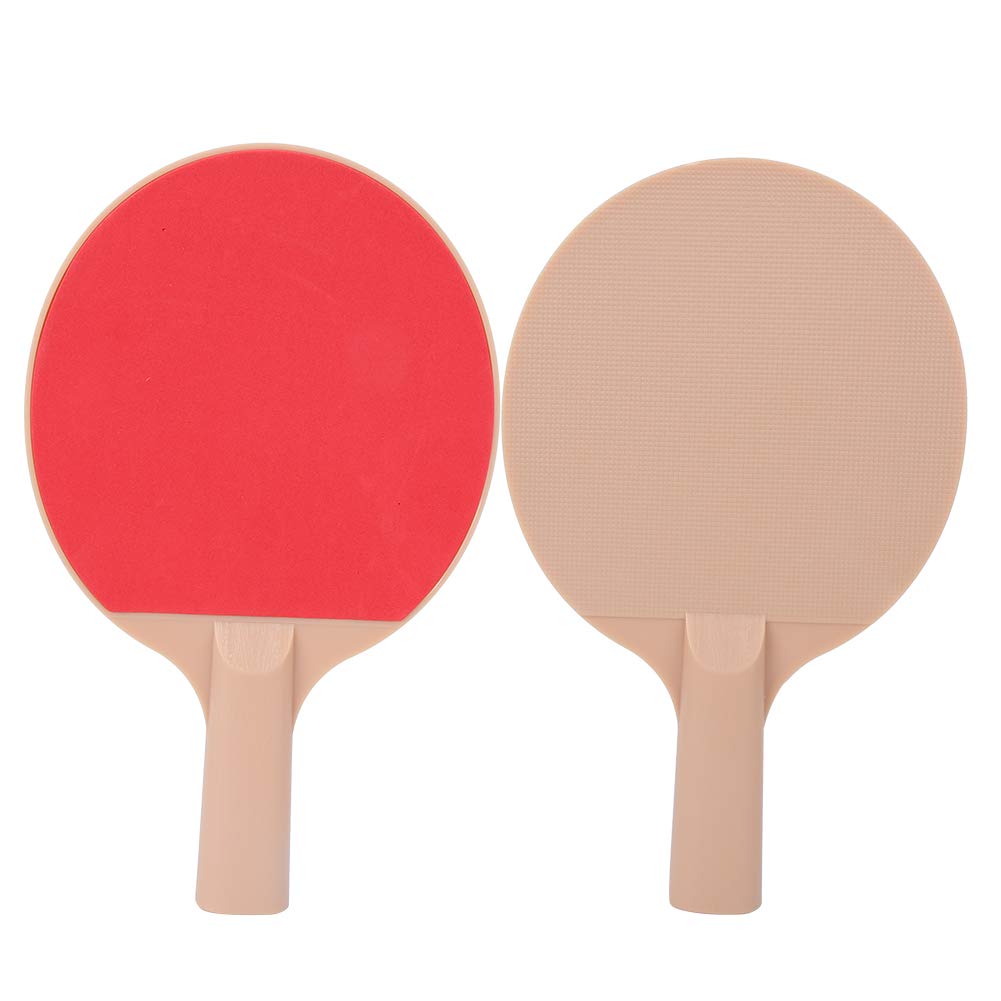 Children Table Tennis Paddle, Plastic Elasticity Racket Kids Pong Paddle Outdoor Sport Table Tennis Practice Bat Kit