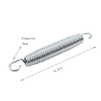 Talyrui 6.5In Trampoline Spring Heavy-Duty Galvanized Spring Anti-Oxidation Anti-Rust Pack Of 10