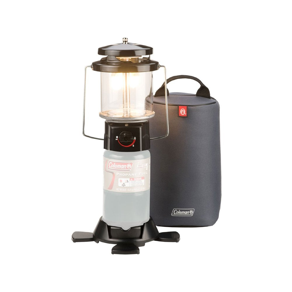 Coleman Deluxe PerfectFlow Propane Lantern with Plush Carry Case, 970 Lumens Lantern with Adjustable Brightness & Carry Case for