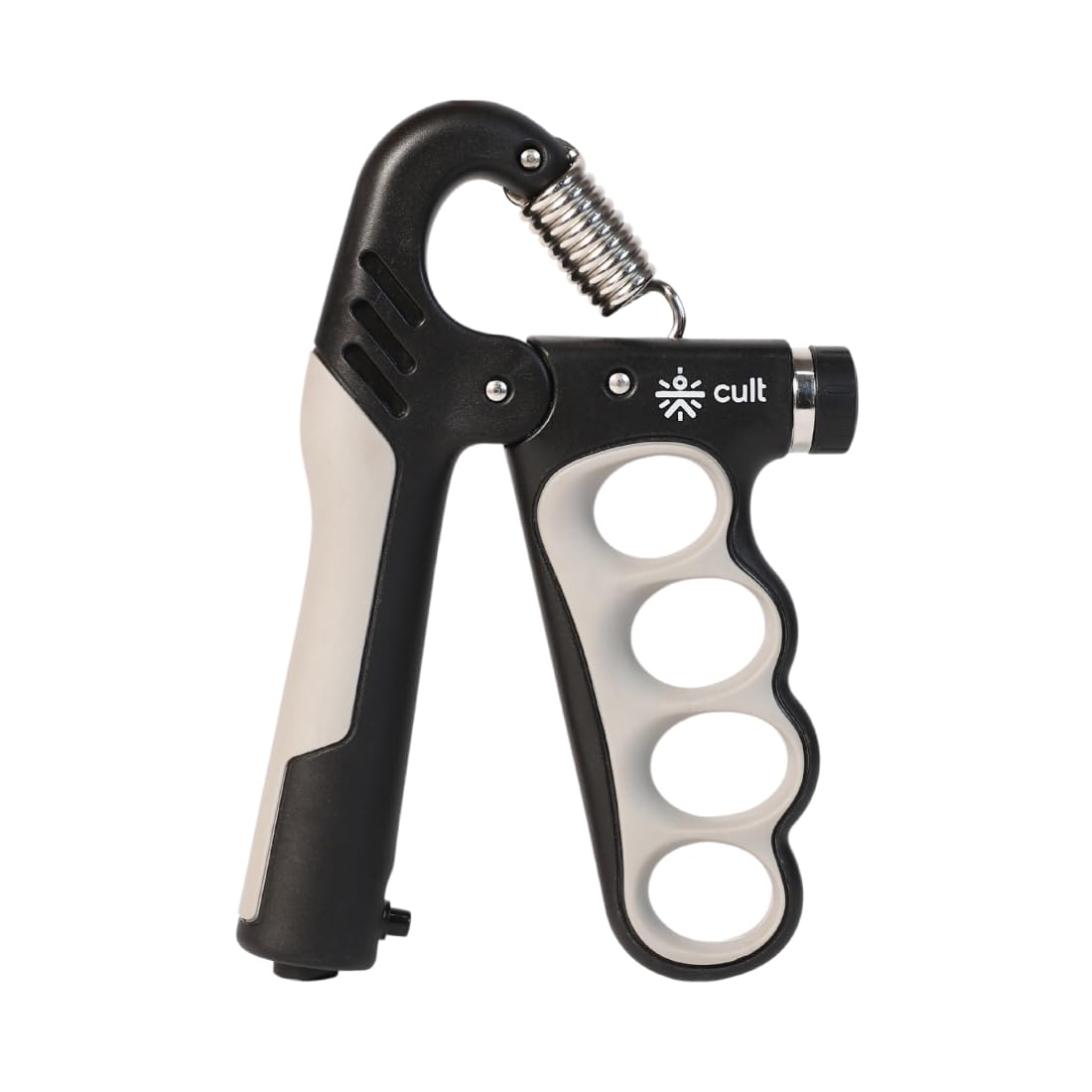 Cult Adjustable Hand Gripper With Counter For Men Women  Steel Coil Grip Strengthener 5100 Kg Tpr Handle Ergonomic Fitness Too