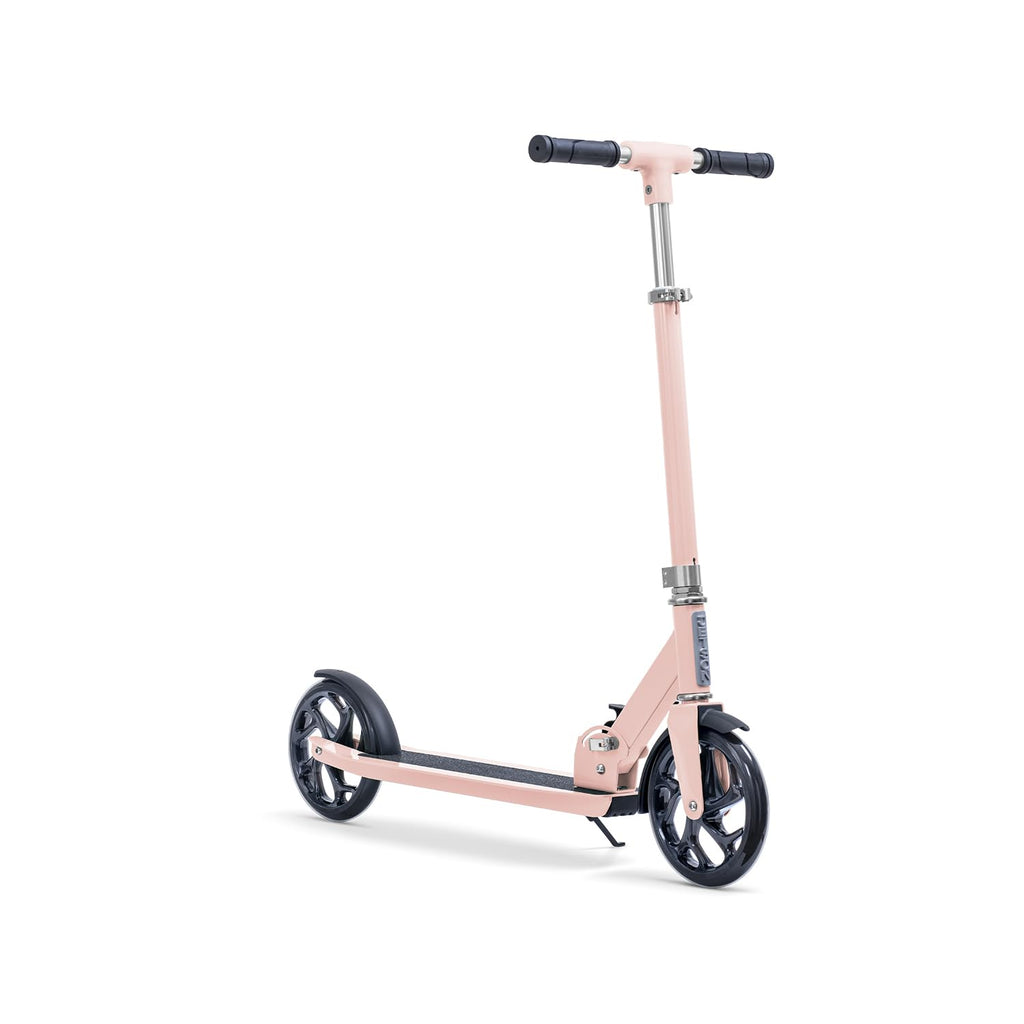 Jetson Hex 2-Wheel Kick Scooter, Sturdy Wide Deck, Rear Brake, Easy-Folding Mechanism, Kickstand, Ages 8+ Pink, JHEX-RGD