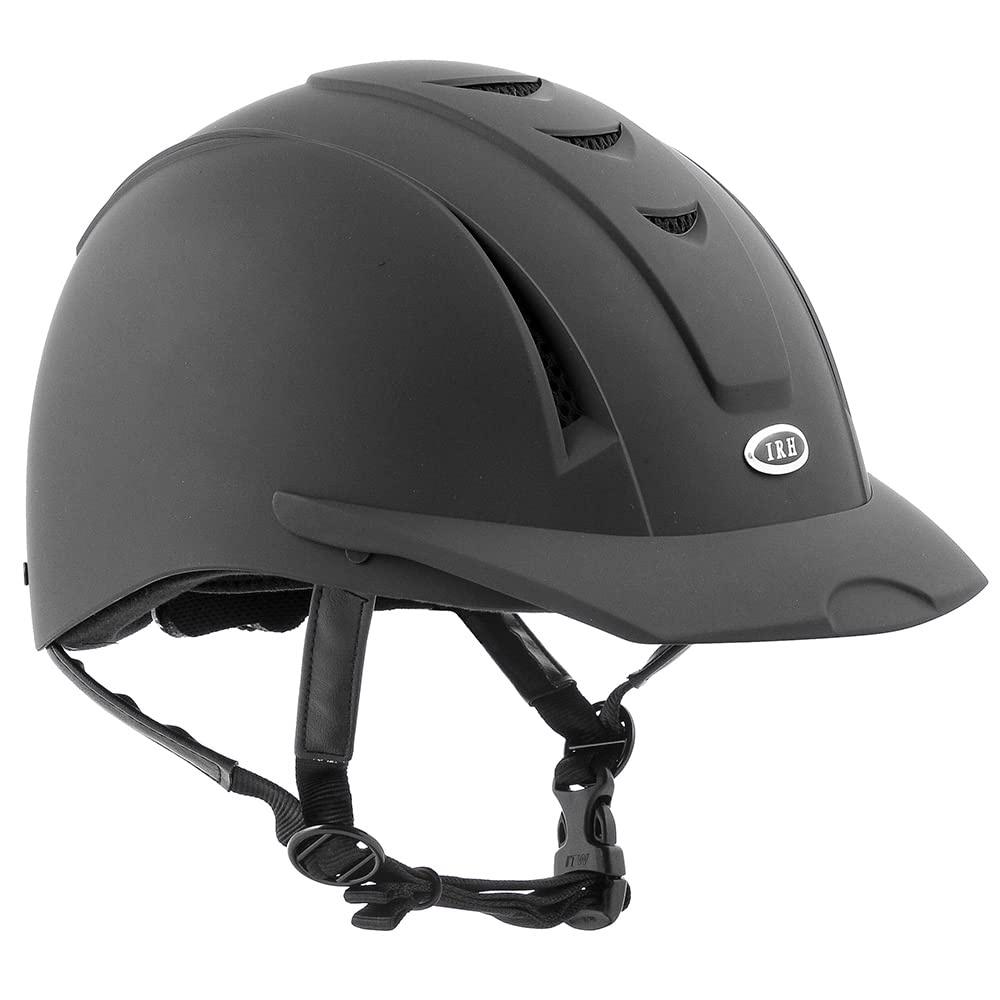 Irh Equi Pro Riding Helmet, Matte Black, Medium/Large