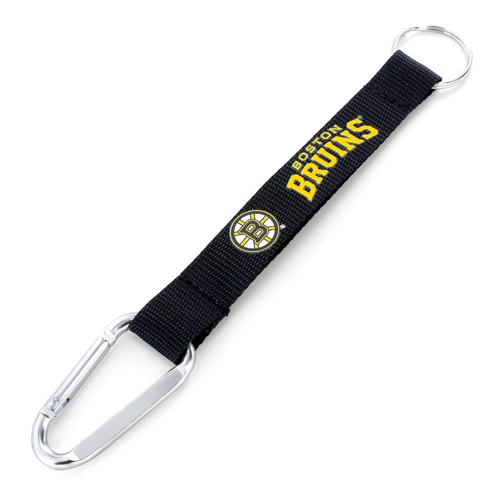 NHL Boston Bruins Carabiner Lanyard Keychain