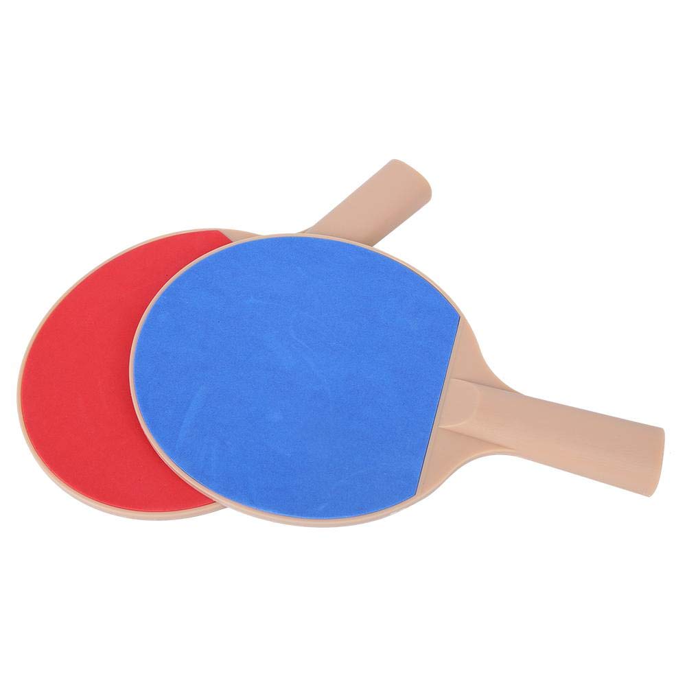 Children Table Tennis Paddle, Plastic Elasticity Racket Kids Pong Paddle Outdoor Sport Table Tennis Practice Bat Kit