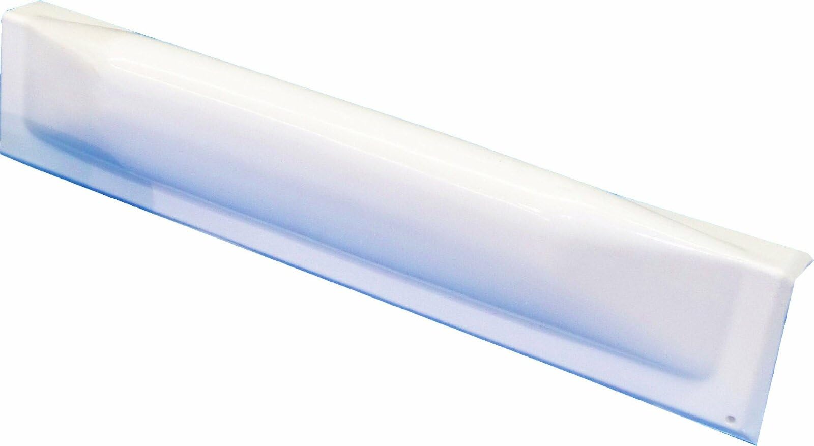Dock Edge + Bumper Straight Dock Guard (1-Piece), White