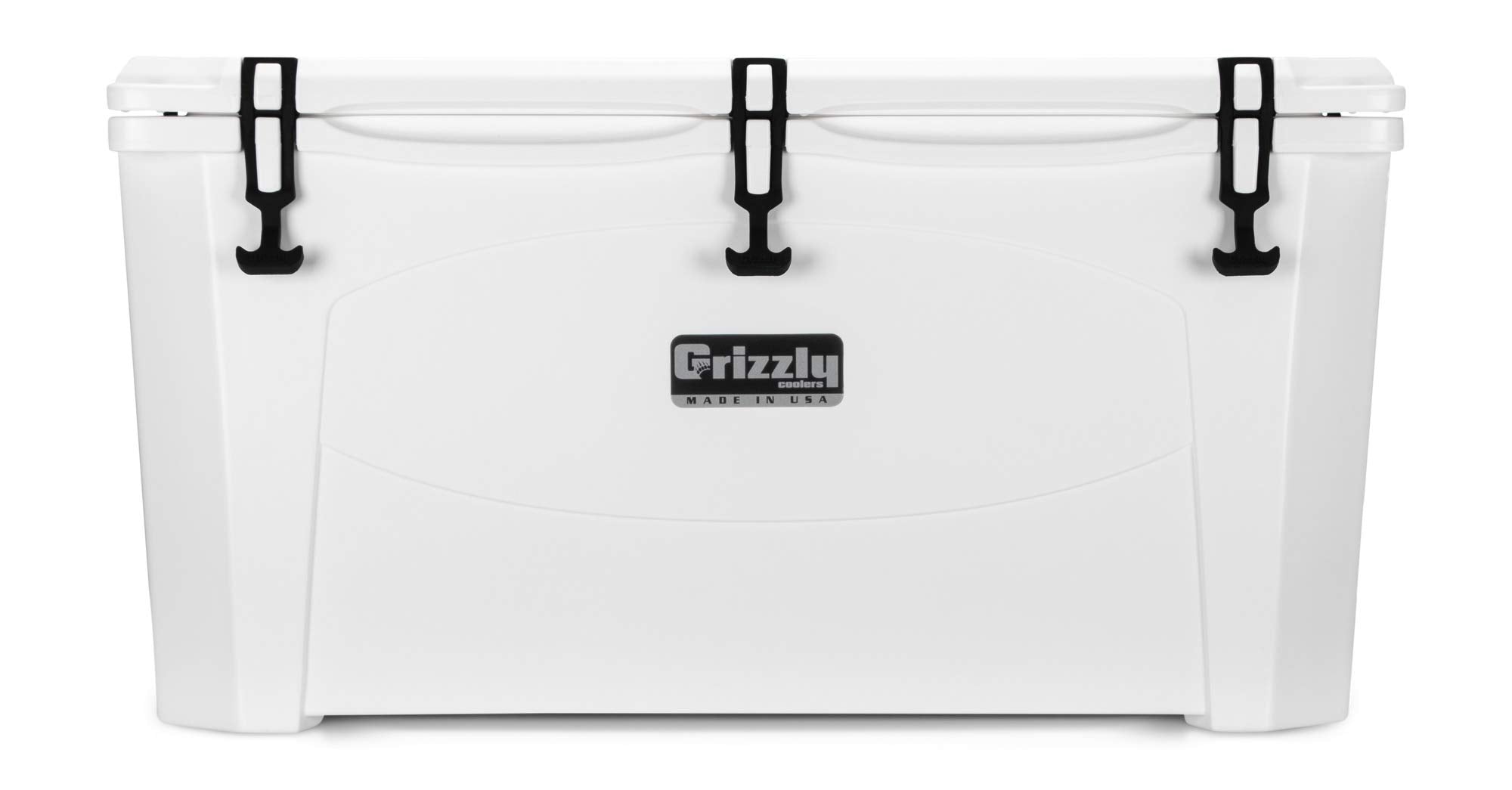 Grizzly 100 Cooler  100 Qt Ice Chest Durable Rotomolded Insulated  Made In Usa  Warranty For Life  For Beach Boat Camping Fishin