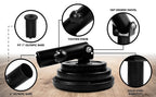 Yes4All T-Bar Row Plate Post Insert Landmine - Fit 2    Olympic Bars - Full 360    Swivel & Easy To Install (Black)