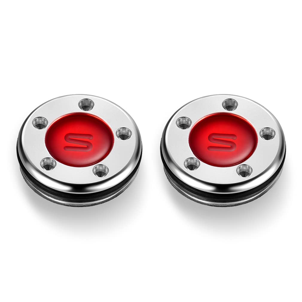 Roymade Golf Weights For Scotty Cameron Putter 5G/10G/15G/20G/25G/30G/35G/40G/45G 1 Pair (2Pcs) Red Golf Club Head Weights For S