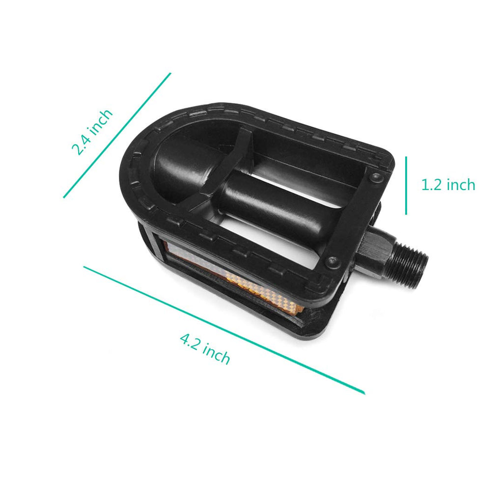 N3Od3Er Kid'S Bike Pedal 1/2-Inch Bike Pedals Kids Spindle Pedals Resin 12 14 Fashion