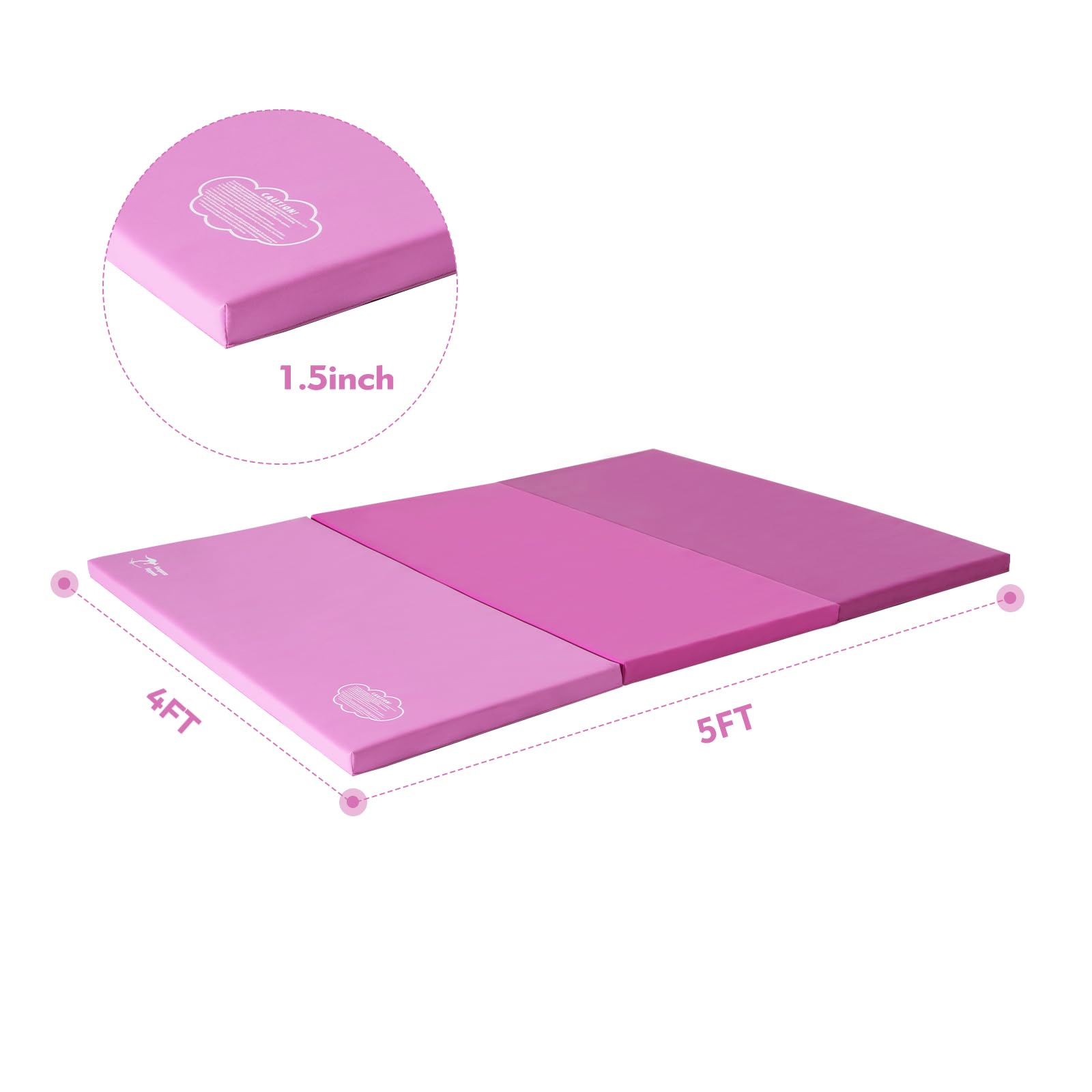 Kangaroo Hoppers Gymnastics Bar With Mat For Kids 3-15, Adjustable 35.4 ''-57.1 '' Gymnastics Horizontal Bars With Steel Frame &