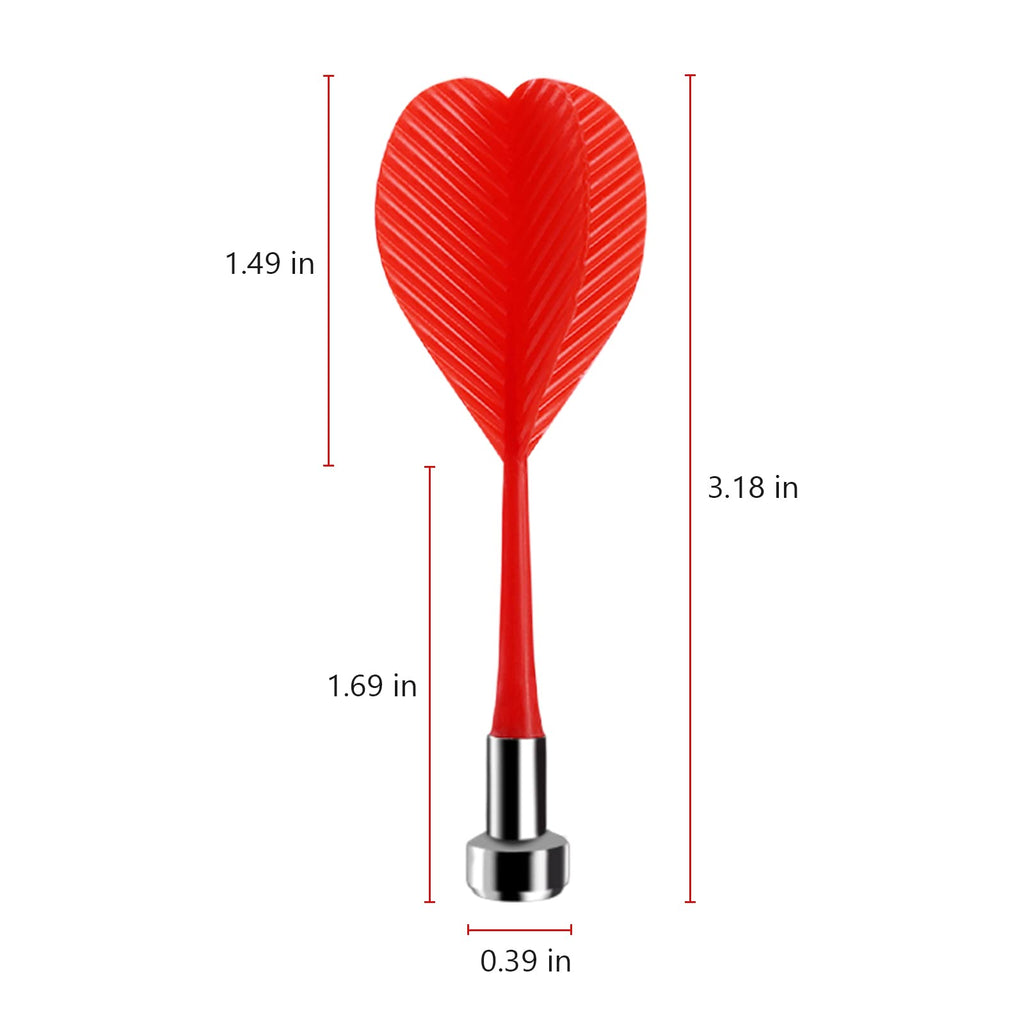 Accmor 36 Pcs Magnetic Darts, Plastic Darts Replacement Dart For Magnet Dartboard, Magnetic Darts For Kids Adults Target Game To