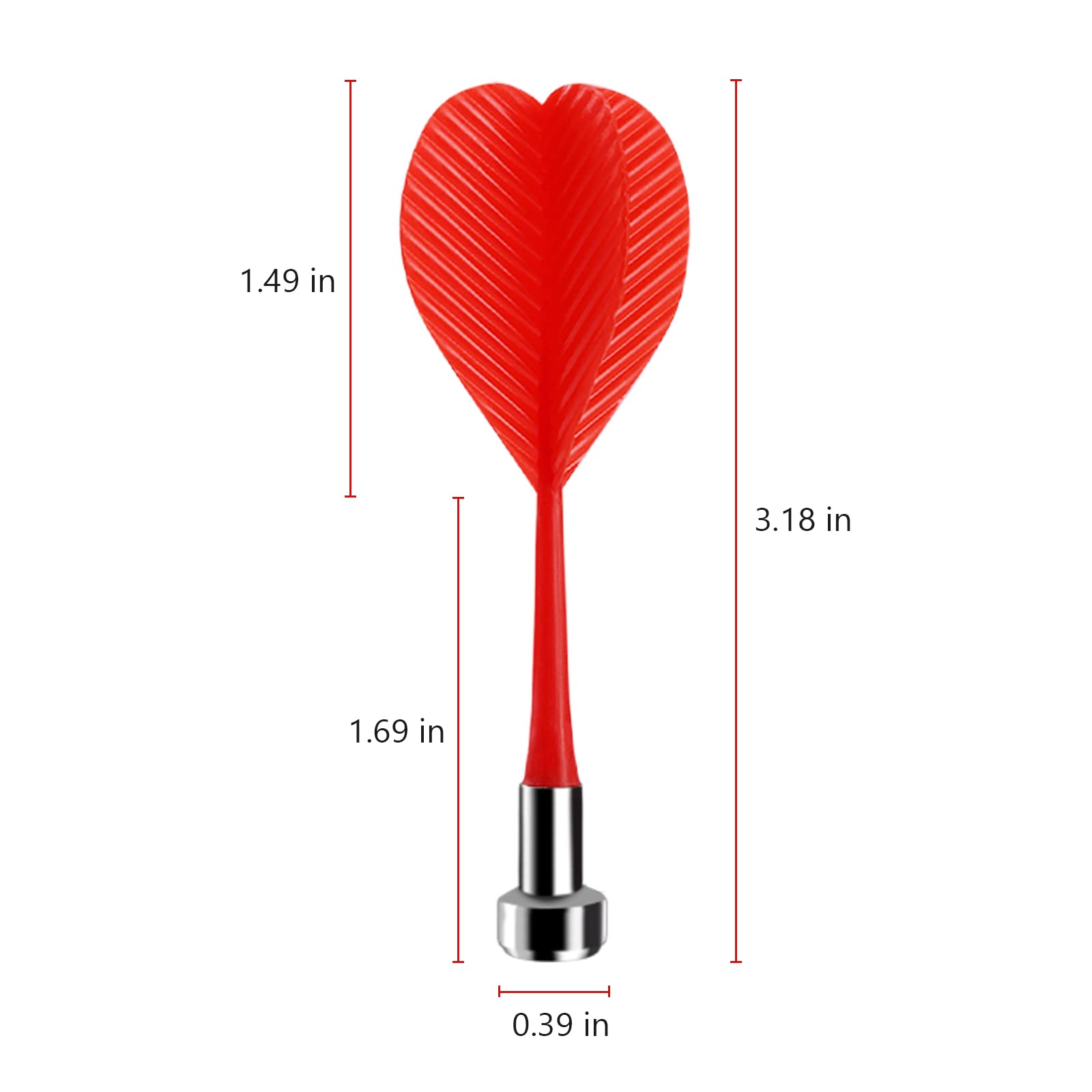 Accmor 36 Pcs Magnetic Darts, Plastic Darts Replacement Dart For Magnet Dartboard, Magnetic Darts For Kids Adults Target Game To