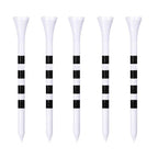 Zivisk Wooden Golf Tees 2-3/4 Inch 100 Count, 2.75'' Long Golf Wood Bamboo Tees(White,70Mm)