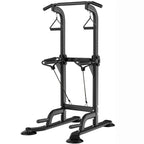 Bounabay Power Tower Dip Station Pull Up Bar For Home Adjustable Height Multifunctional Home Strength Training Fitness Exercise