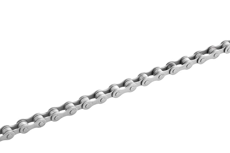 Zonkie Single-Speed Bicycle Chain 1/2 X 1/8 Inch 116 Links (White, 1/2'' 1/8'' 116 Links)