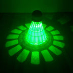 Zhenan Led Badminton Shuttlecocks Dark Night Glow Birdies Lighting For Outdoor & Indoor Sports Activities (Nylon_5Pcs)