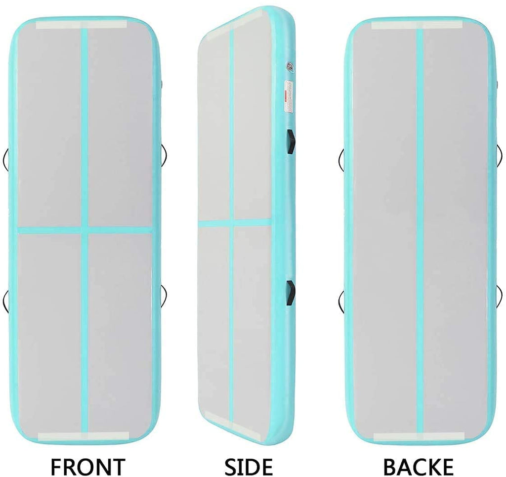 Fbsport Inflatable Air Gymnastics Mat Training Mats 4/8 Inches Thickness Gymnastics Tracks For Home Use/Training/Cheerleading/Yo