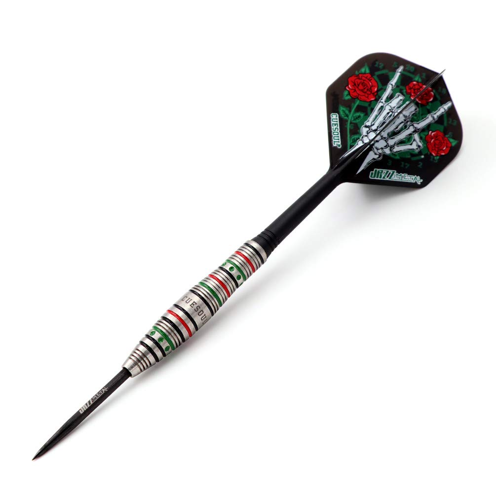 Cuesoul Jazz-Metal 21 90% Tungsten Steel Tip Dart Set With Integrated Dart Flights