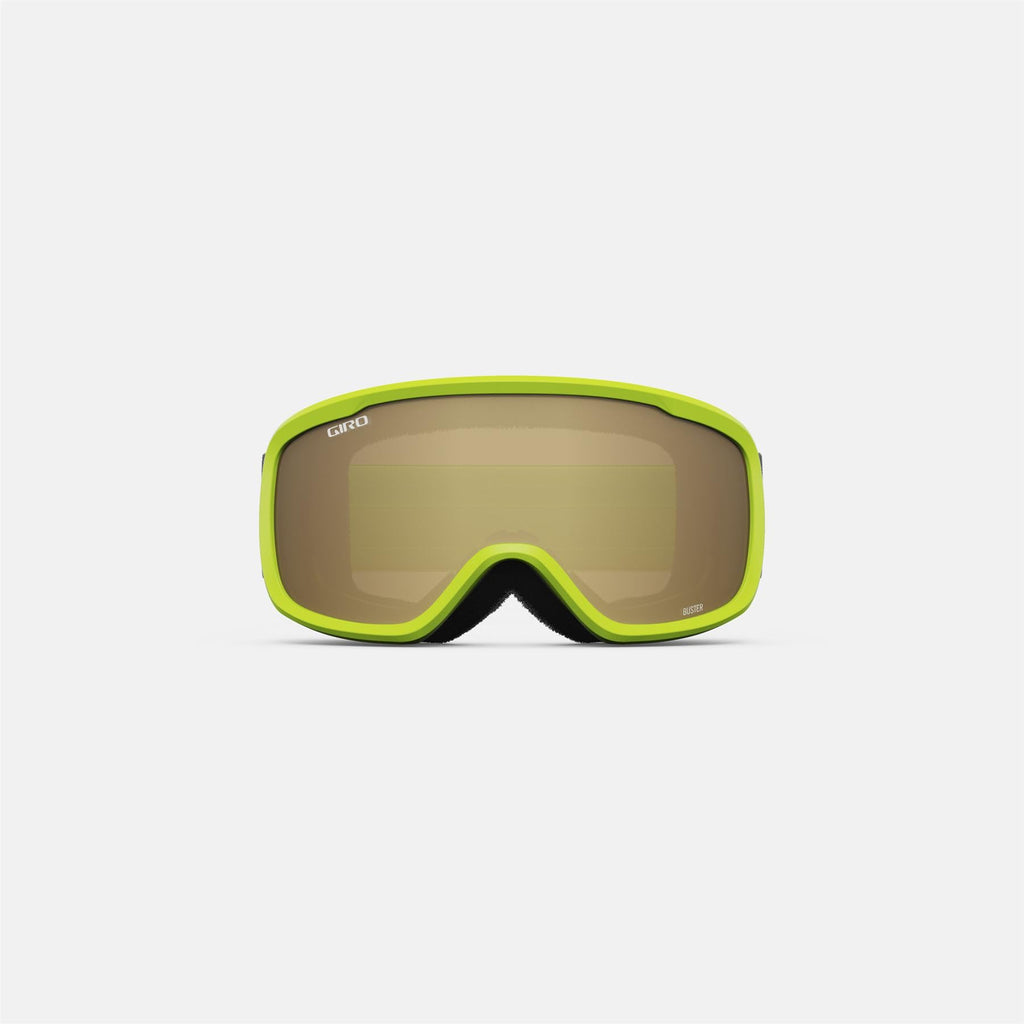 Giro Buster Kids Ski Goggles - Snowboard Goggles For Youth, Boys & Girls - Ano Lime Linticular Strap With Amber Rose Lens