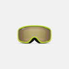 Giro Buster Kids Ski Goggles - Snowboard Goggles For Youth, Boys & Girls - Ano Lime Linticular Strap With Amber Rose Lens