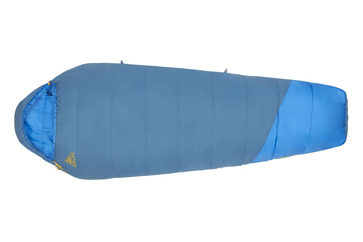 Kelty Mistral Down Sleeping Bag, 550 Fill Power Budget Down-Filled Camping Bag, Water Resistant, Lightweight, 3-Season (20 Degre