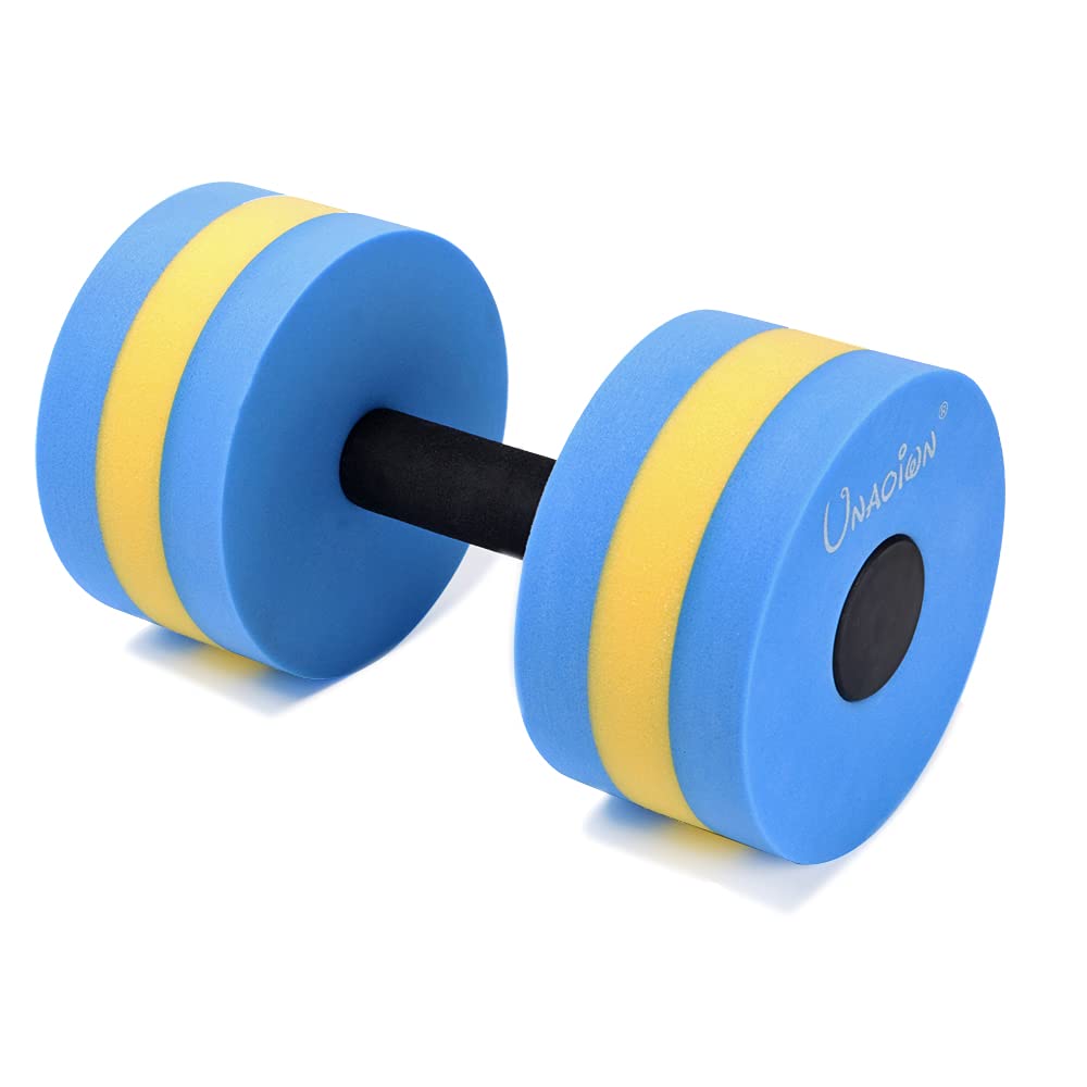 Unaoiwn Water Dumbbells Water Aerobics For Pool Fitness Exercise Lightweight Resistance Aquatic Dumbbell Pool Barbells For Swimm