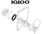 Igloo Cooler Replacement Standard Triple Snap Drain Plug (2Pk)