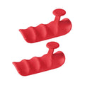 Heavenglow 2 Pieces Weight Lifting Grips Sturdy For Exercise Dumbbell Strength Training Red | Gloves Straps & Hooks | Strength T