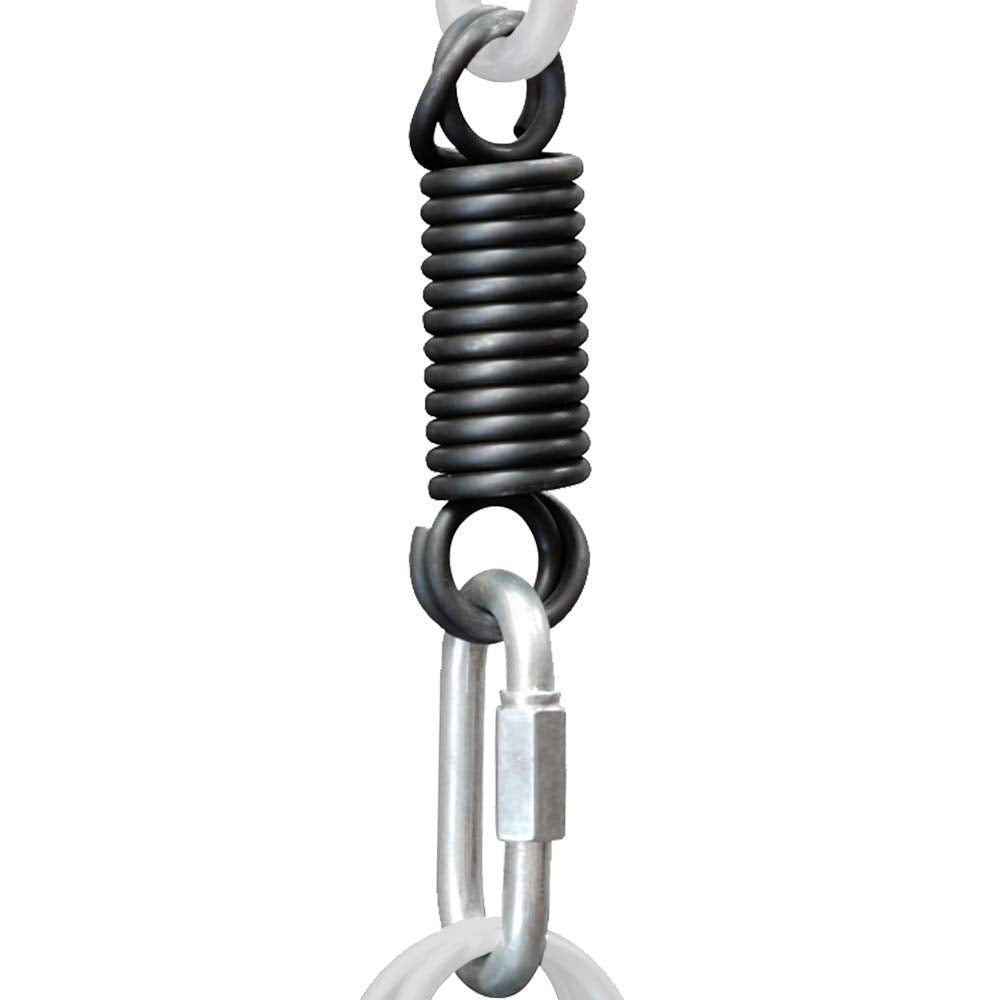Meister Professional Heavy Bag Spring For Punching Bags Up To 250Lb - Black Wscrewlock Carabiner