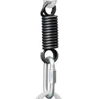 Meister Professional Heavy Bag Spring For Punching Bags Up To 250Lb - Black Wscrewlock Carabiner