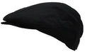 Fqzilon Cotton Casual Golf Flat Cap & Hats For Mens Black Free Size,