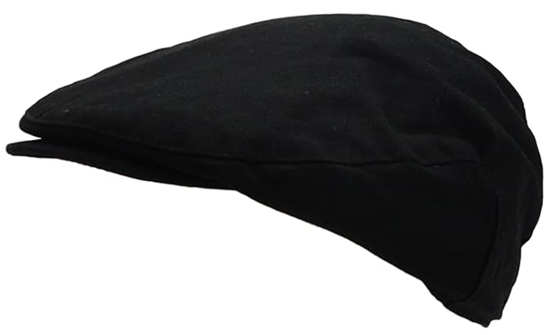 Fqzilon Cotton Casual Golf Flat Cap & Hats For Mens Black Free Size,