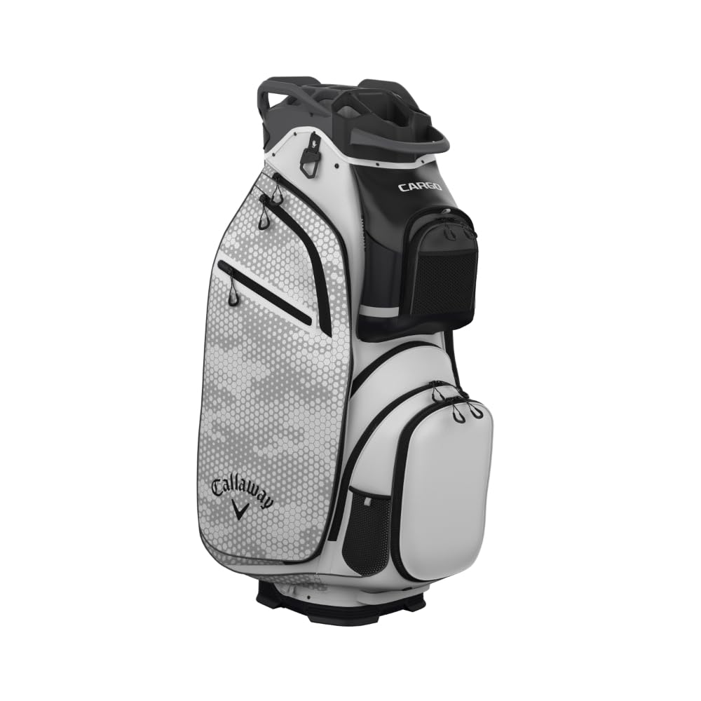 Callaway Golf Cargo Cart Bag (White/Hex Camo)